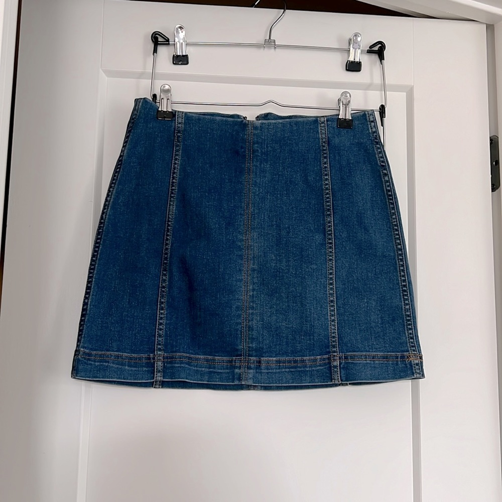 Denim Mini Skirt
